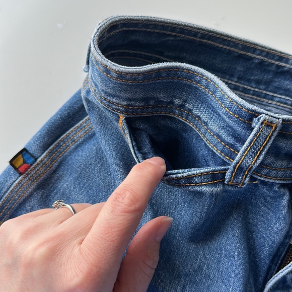 Vintage Bon Jour high rise hippy 70’s Jeans sz 28/32 - Picture 8 of 9